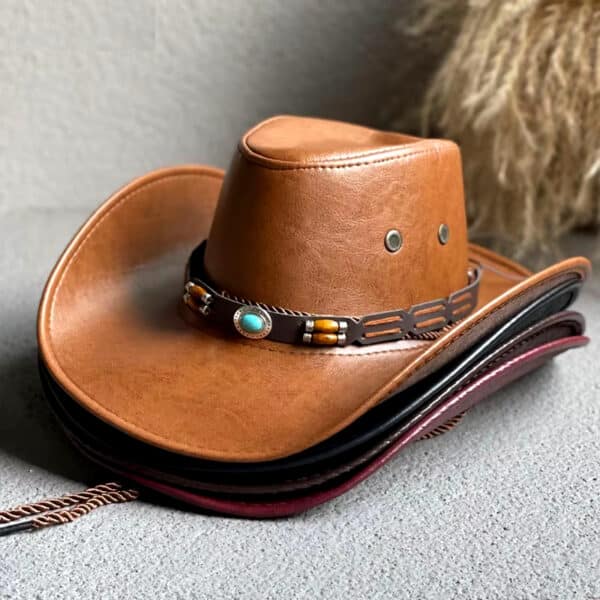 Arthur Morgan Hat Replica Leather Cowboy Hat